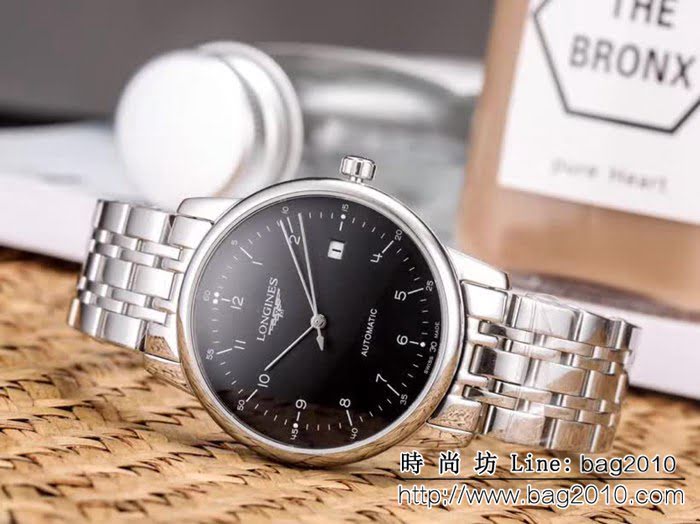 LONGINES浪琴 經典大三針 全自動機械 精品男士腕表 WSS0858